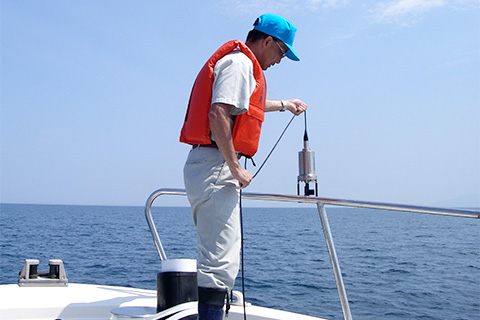 Water quality survey as part of the Toyama Bay Project