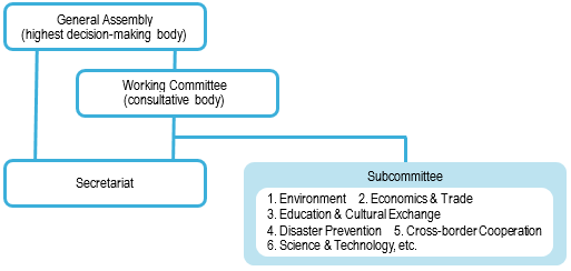 Organization of NEAR