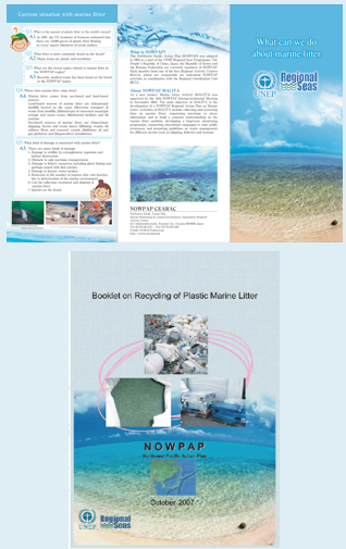 Mrine Litter Pamphlet／Booklet on Recycling of Plastic Marine Litter
