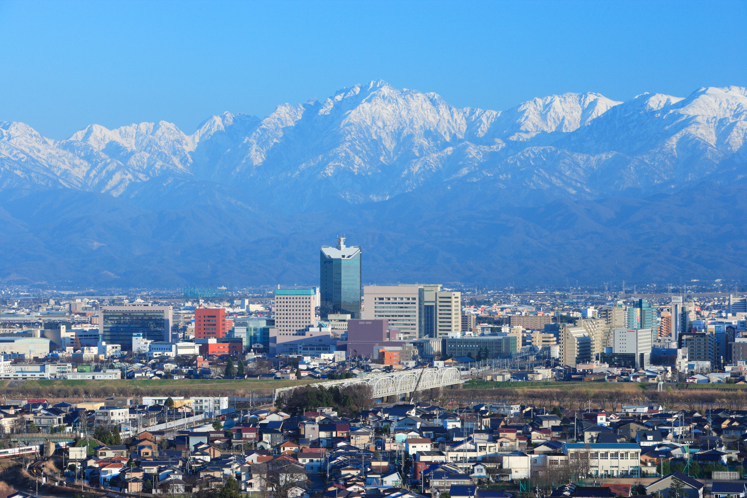View of Toyama City