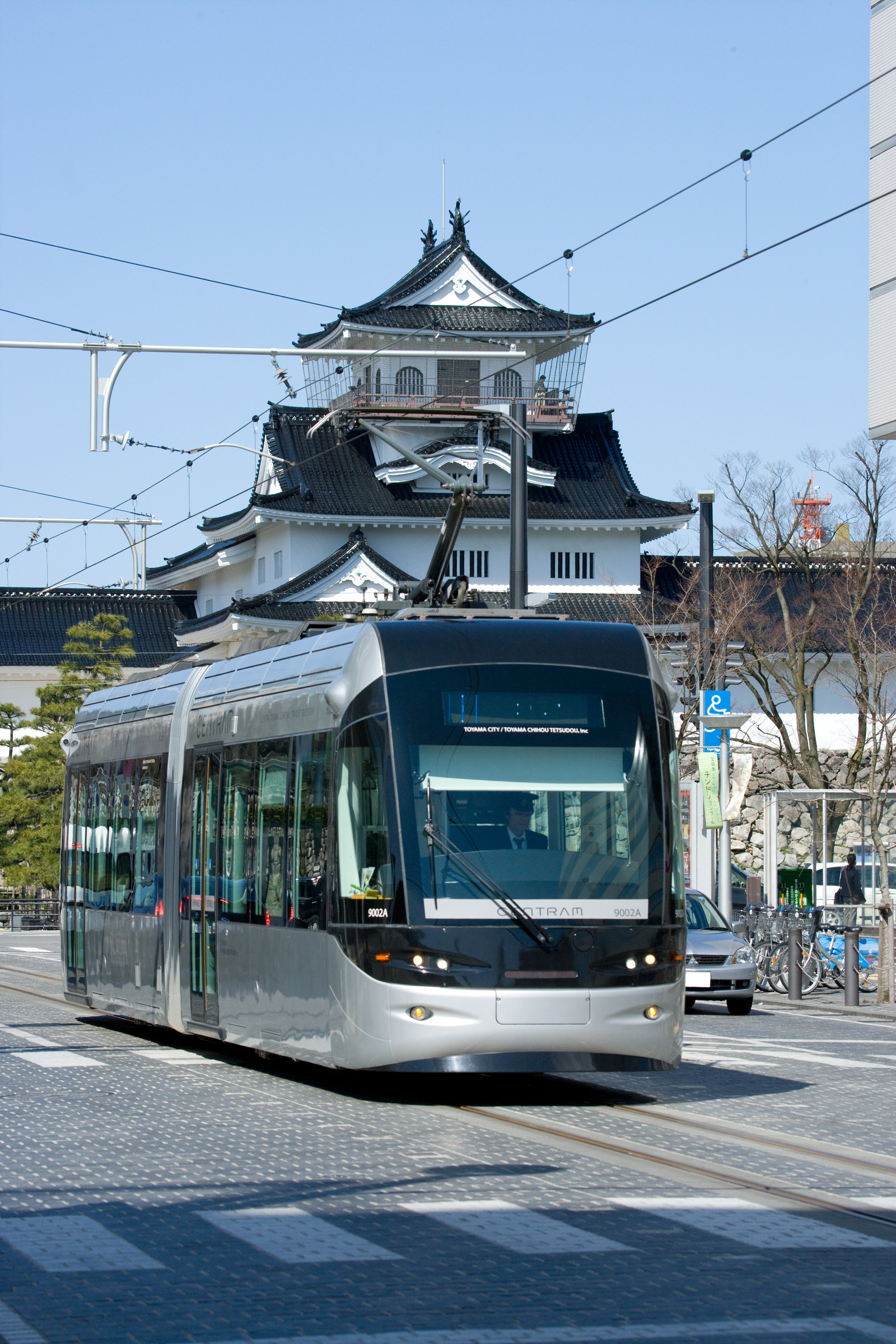 富山市内の路面電車