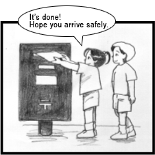 Sending the survey results materials